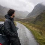 Scotland travel tips for driving the Highlands on a single-track road