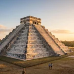 Chichen Itza pyramid at sunrise, one of the best places to visit in Mexico.