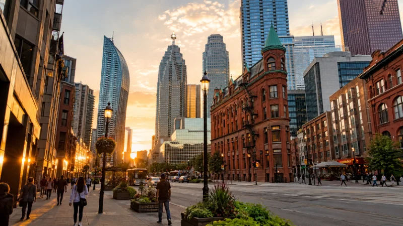 best cities to visit in usa skyline at sunset