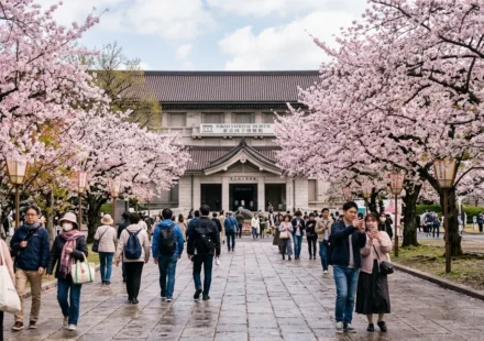 Best museums in Tokyo, exterior view of a museum in Ueno Park