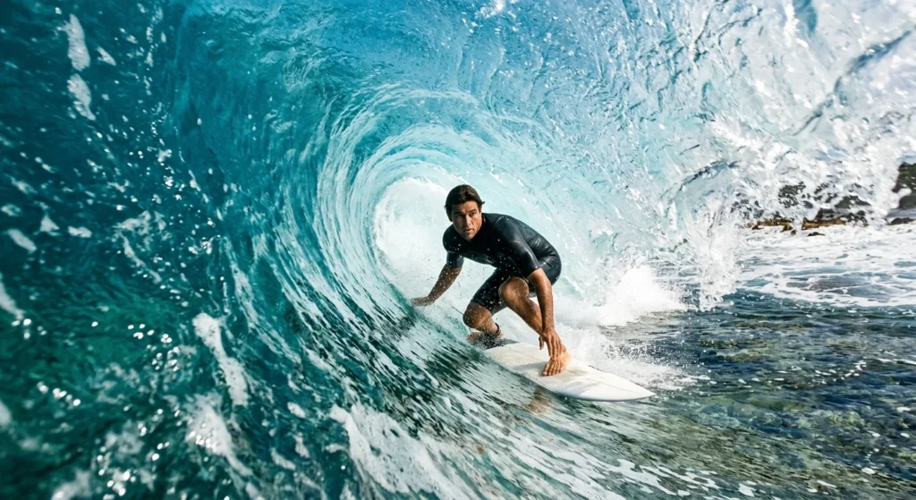 Best Places to Surf in the World, by Skill Level 3 Surfer in a barrel at Pipeline, one of the best places to surf for experts