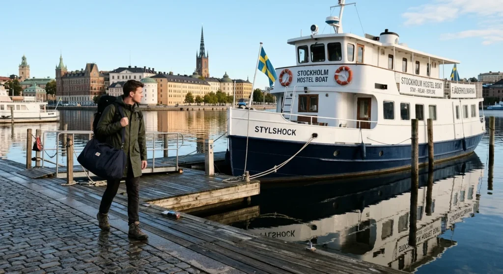 Is Stockholm Expensive? What Things Actually Cost in 2026 1 Boat hostel on the Stockholm waterfront, a cheaper stay for anyone asking is Stockholm expensive