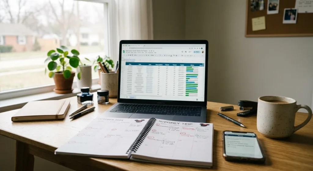 How to Become a Disney Travel Agent in 2026 3 Booking tracker used by someone who wants to become a Disney travel agent