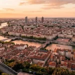 Panoramic view of Lyon rooftops and rivers, a highlight among the best things to do in Lyon