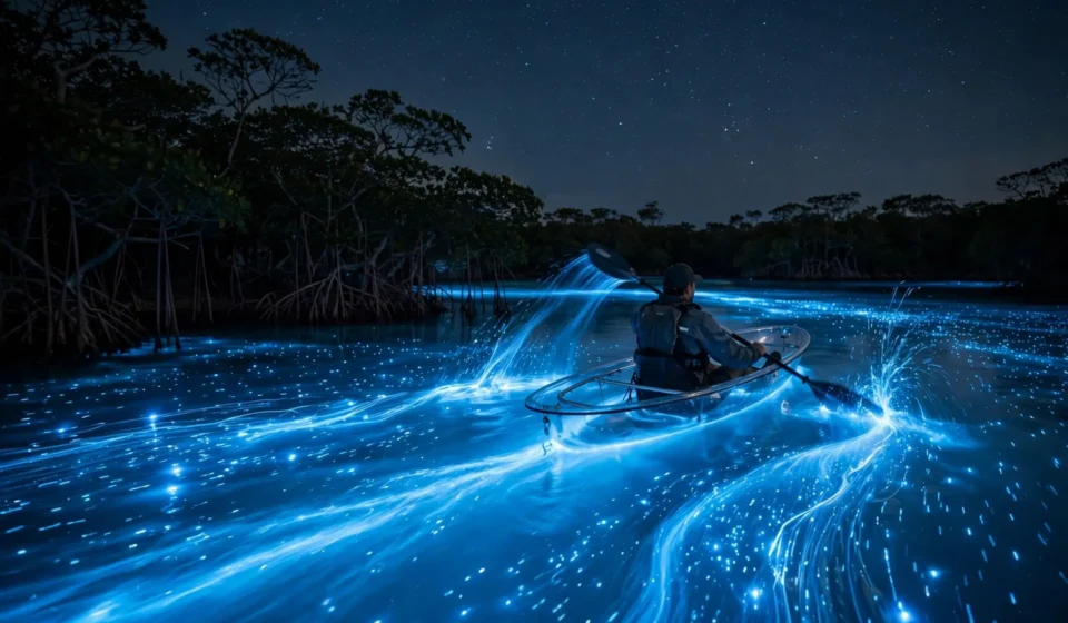 best places to see bioluminescence in usa featured 1