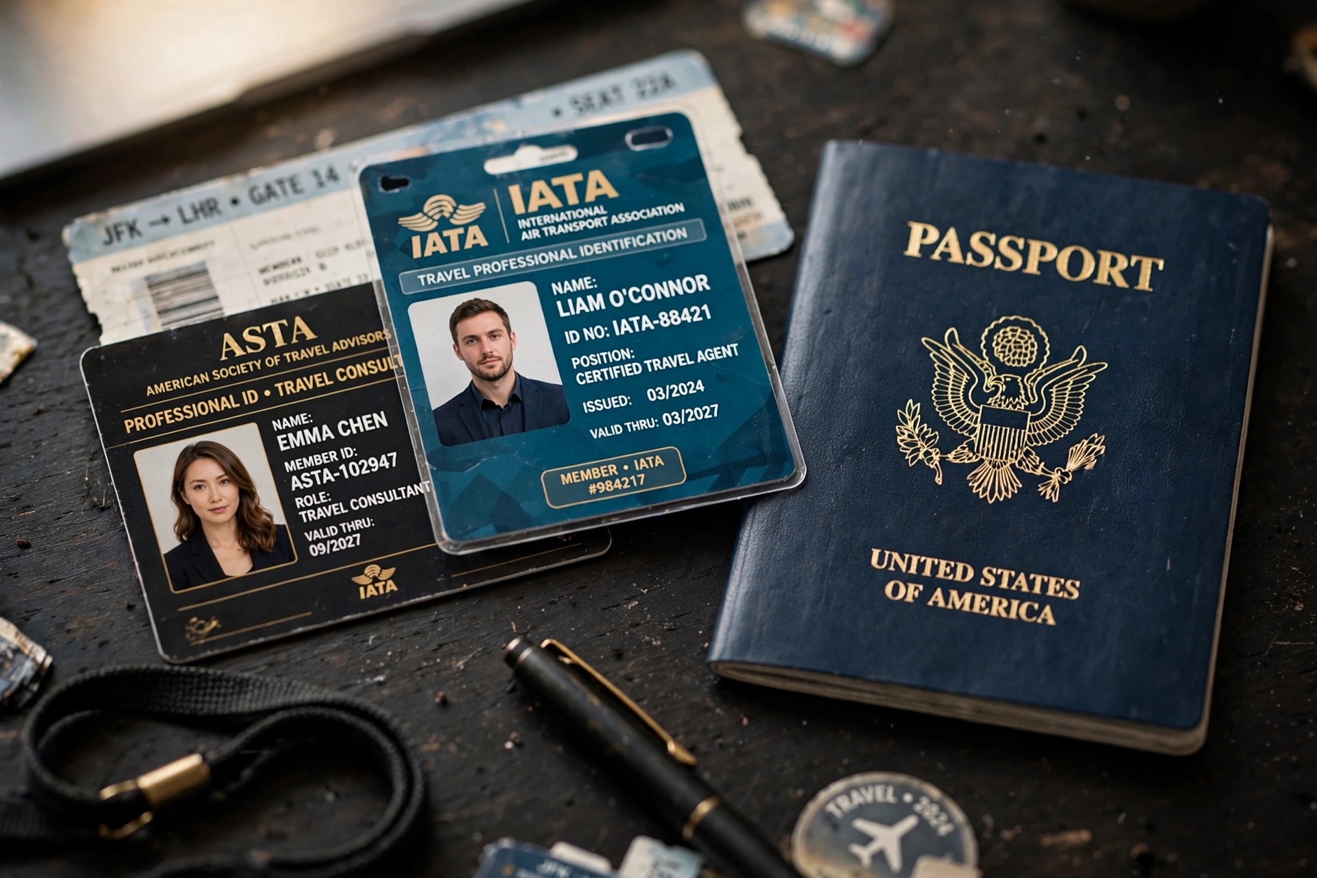 IATA, CLIA and TIDS travel advisor credential cards required for Hyatt travel agent rates.